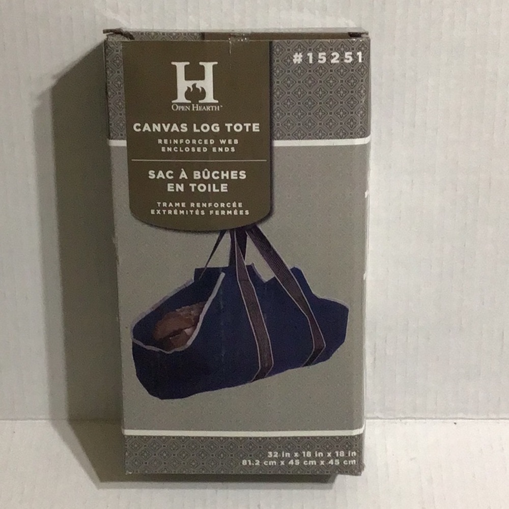 Canvas Log Tote